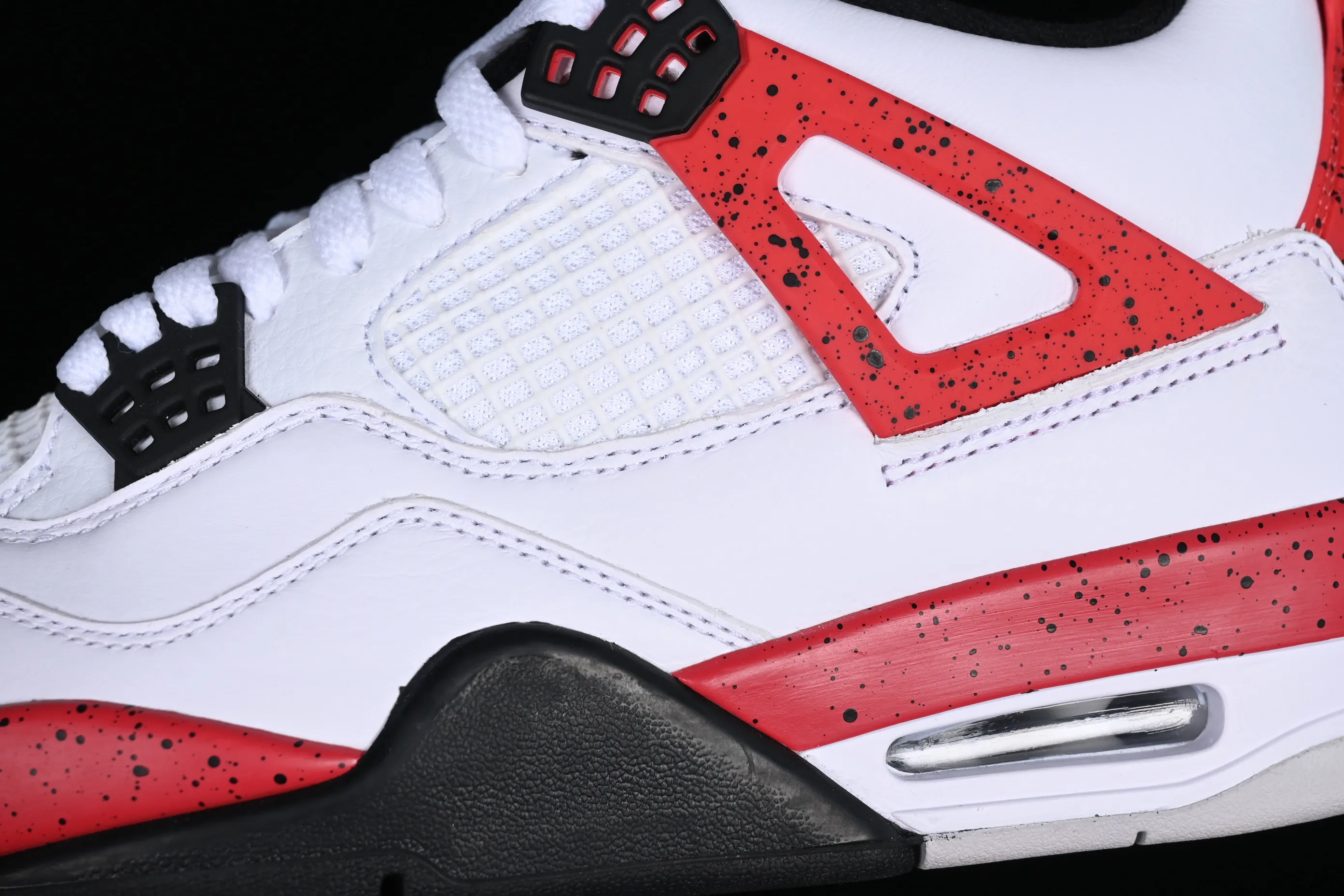 All categories Air Jordan Jordan series basketball shoes Air Jordan 4 LW version Air Jordan 4 Red "Cement" AJ4 Joe 4 red cement reverse flame red DH6927-161
